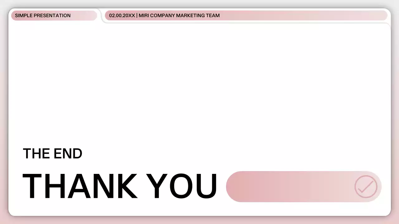 Pink Minimal Guide Presentation