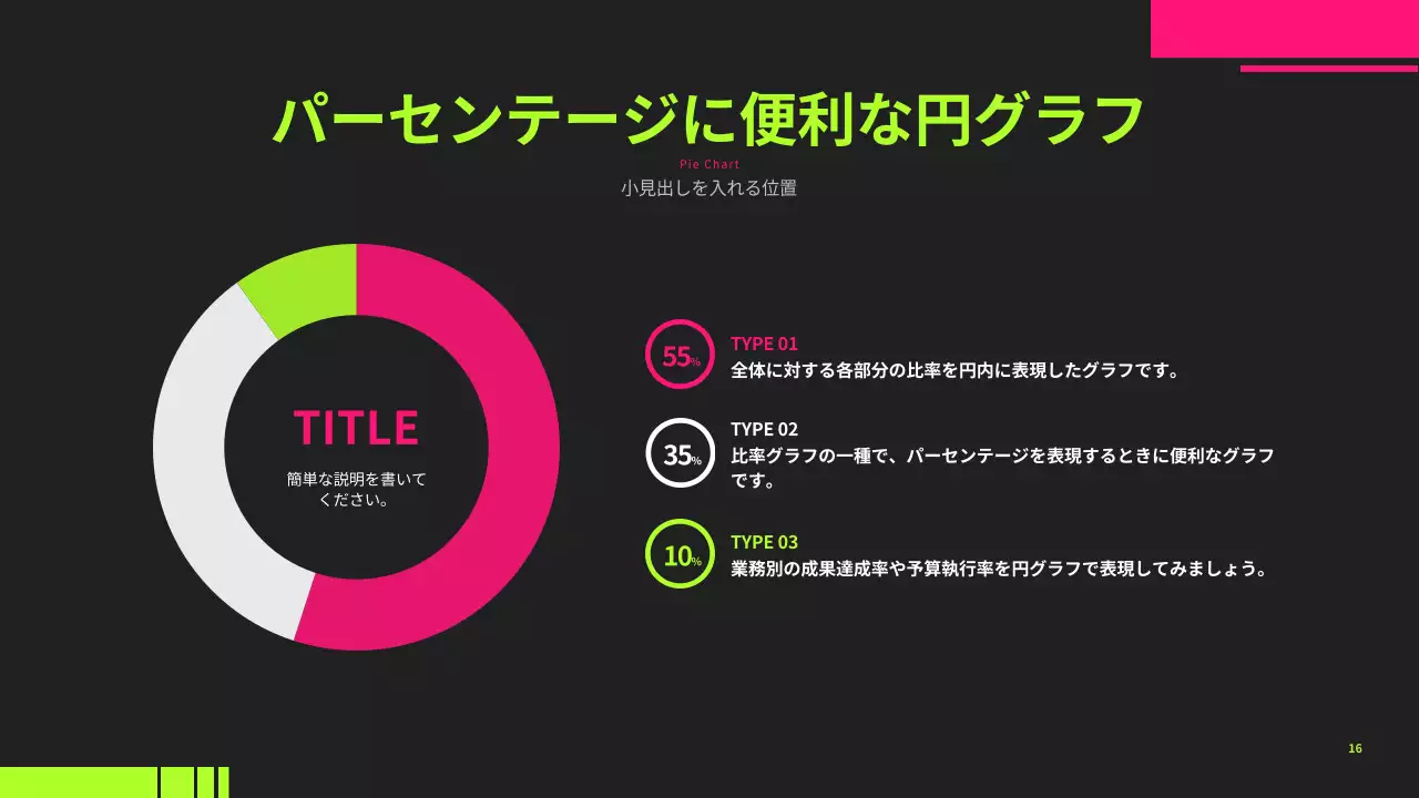 黒 モダン プログラム プレゼンテーション