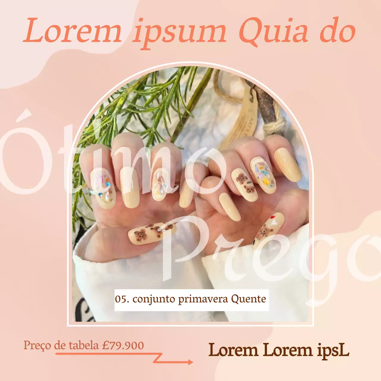 Promova as melhores unhas do mês com as tendências laranja e bege