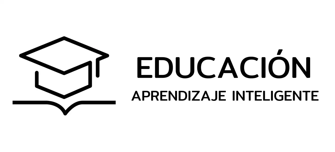 Aprendizaje inteligente con gorra de bachillerato y logotipo de ilustración de libros