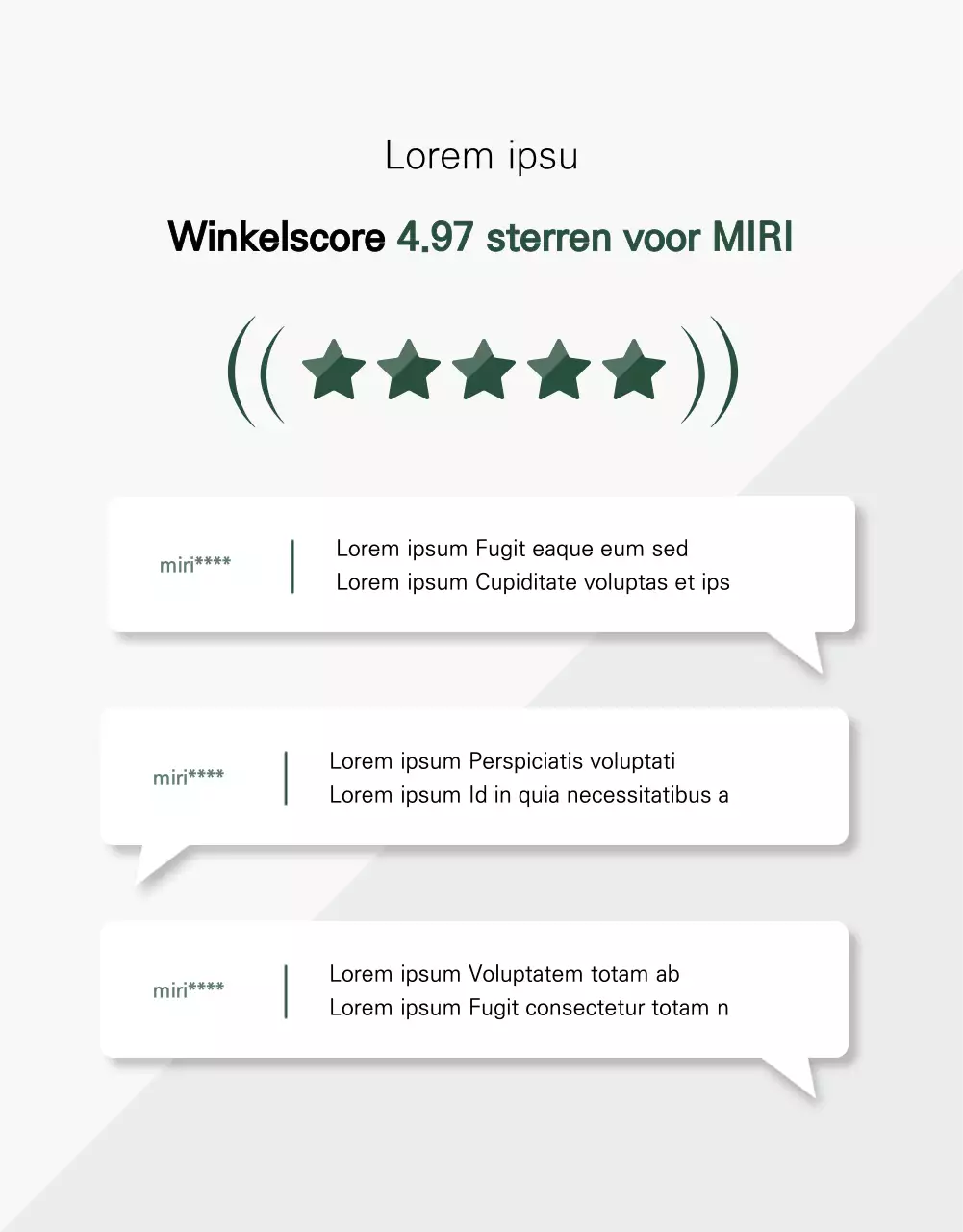 Een minimalistische wit met groene Tumblr advertentie voor nieuwkomers