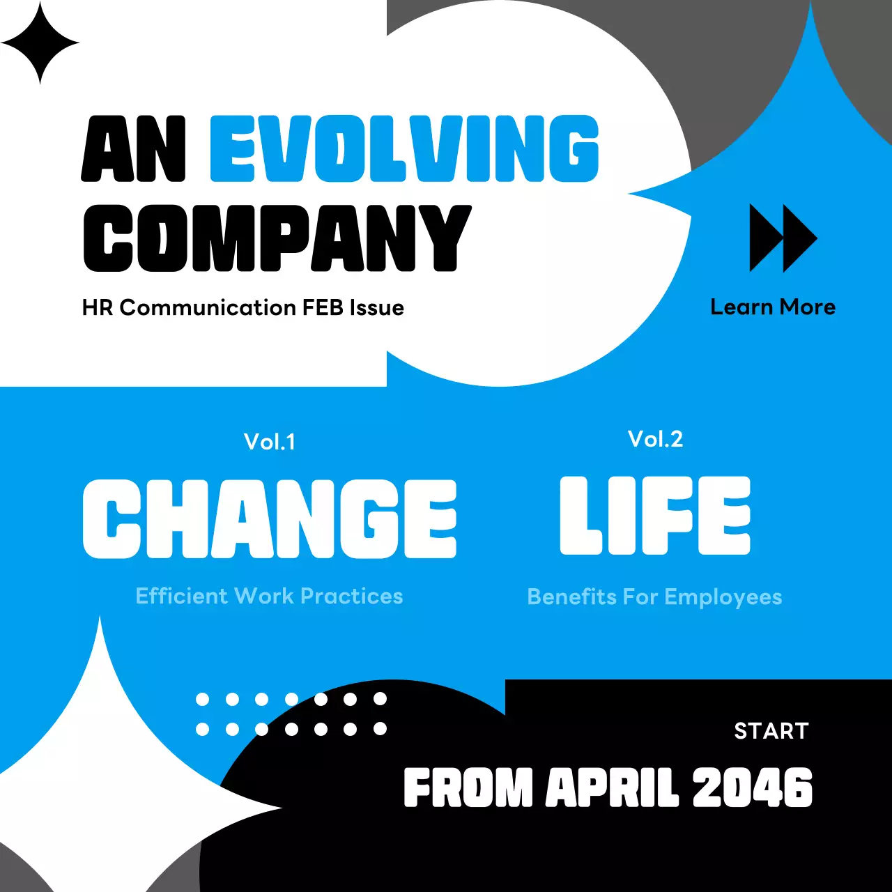 Blue Modern Company Promotion Social Media Post