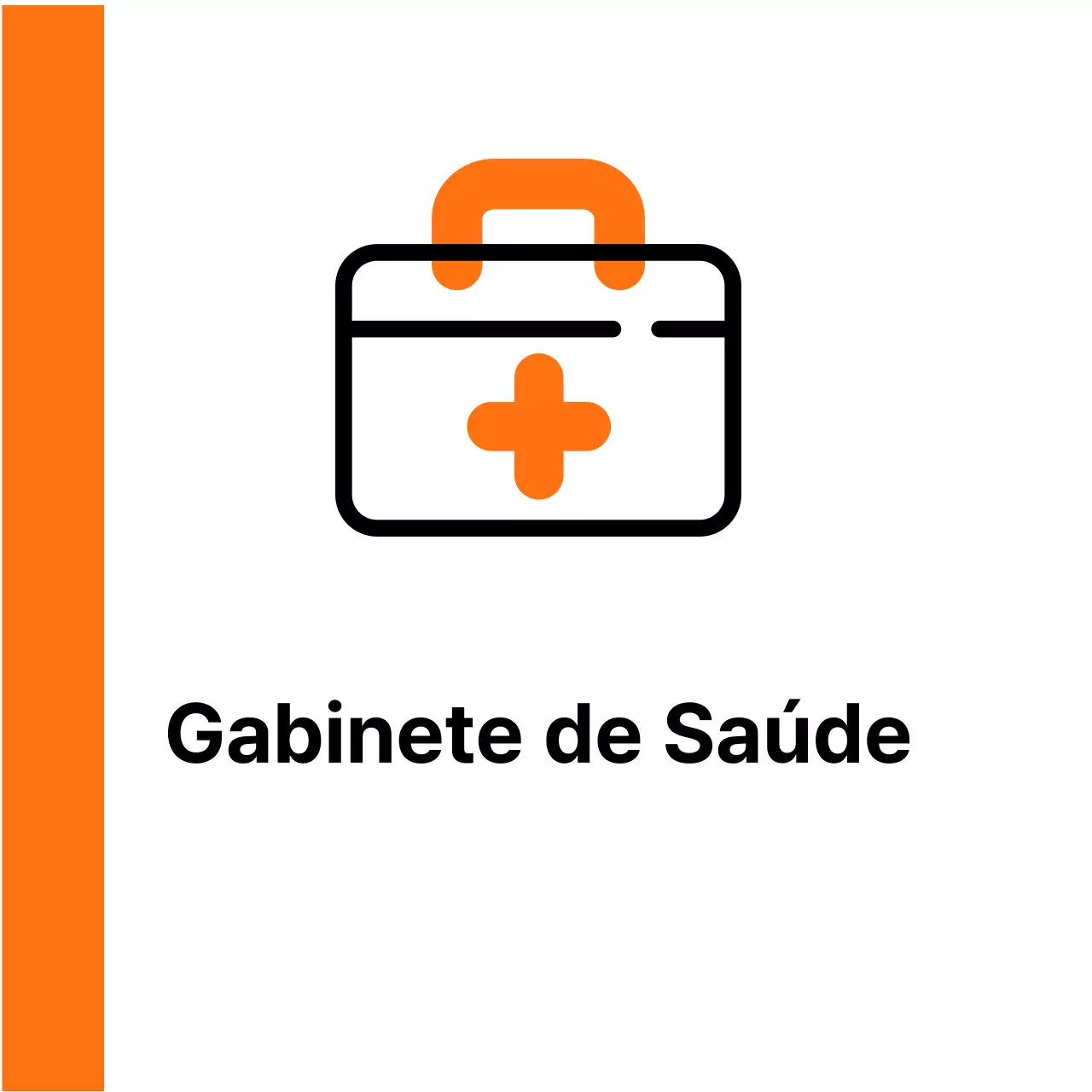 Kit de primeiros socorros laranja Guia da sala de saúde