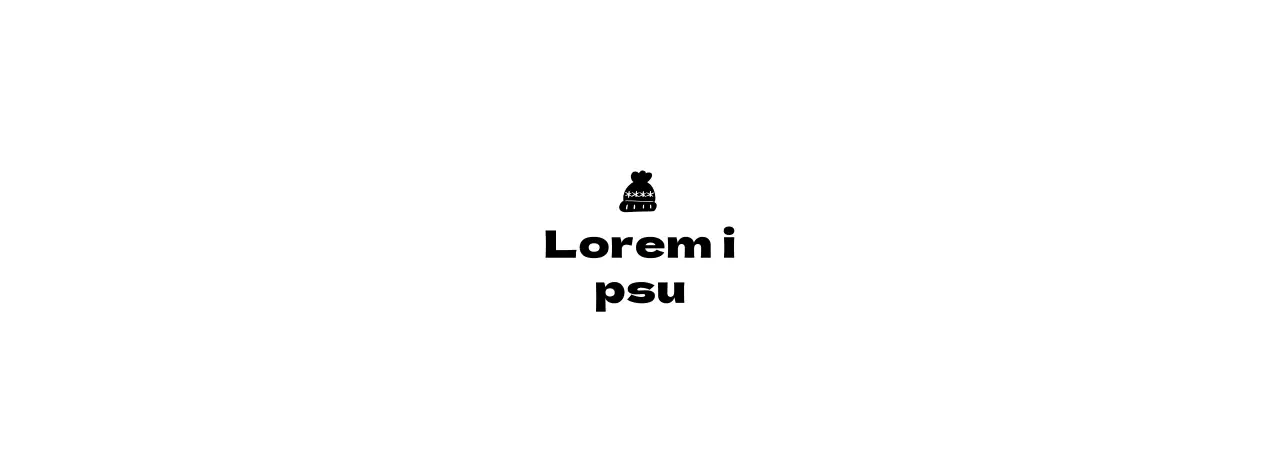 Logótipo da campanha com uma ilustração de um gorro de tricô giro
