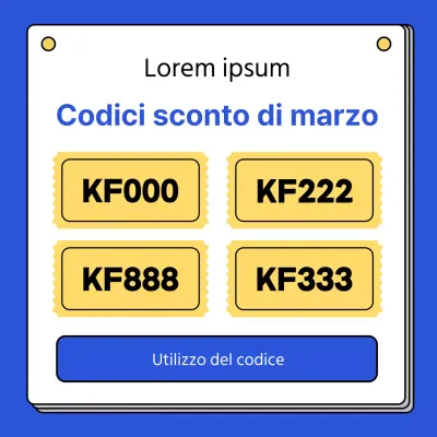 Informazioni semplici sul codice in blu e giallo
