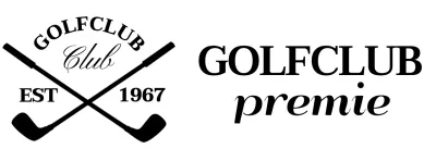 Golfclubs met het golfclublogo voor een stijlvolle look