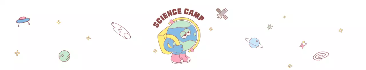 귀여운 지구 일러스트의 과학의날 행사 기념품