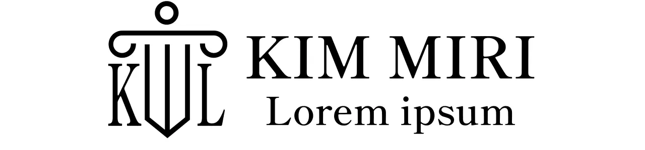 Studio legale con un logo illustrato e un tocco di classe