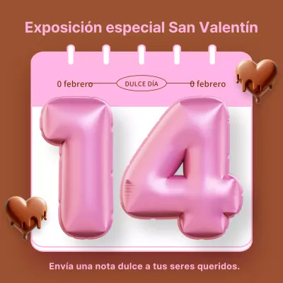 Un anuncio marrón y kitsch para San Valentín