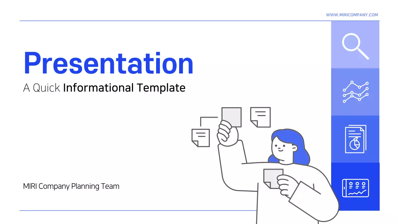 Blue Minimal Business Presentation