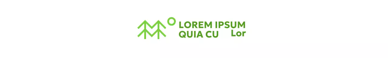 Einfacher Naturschutz mit Baumillustrationen und grünen Farben