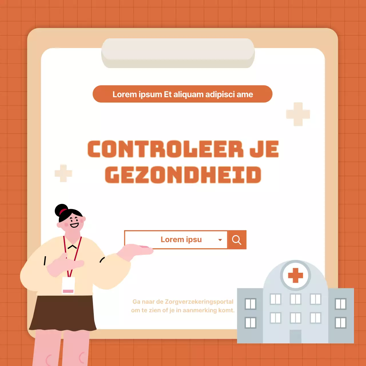 Bericht aan bruine en ivoren mensen voor basisgezondheidscontroles