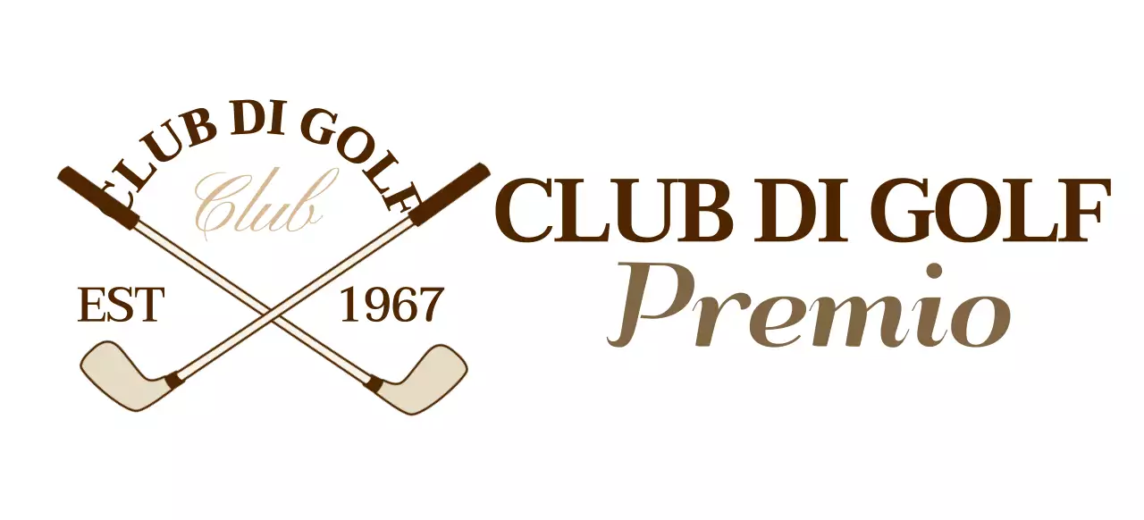 Mazze da golf con logo di colore marrone per una sensazione di qualità superiore