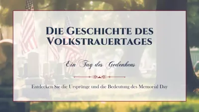 Ein stilvoller Aushang zum amerikanischen Gedenktag in Marineblau und Braun