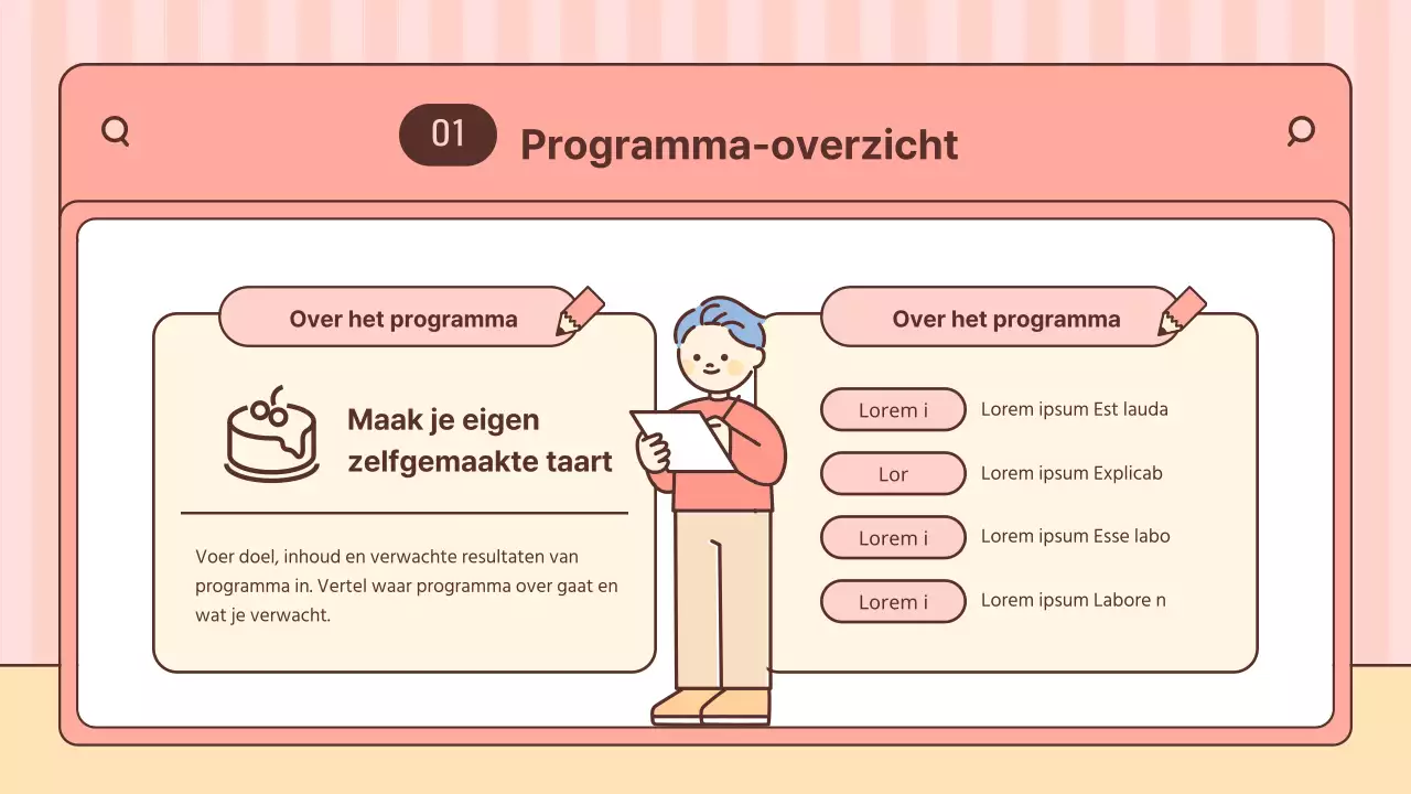 Roze en Geel Centrum Klasactiviteit Verzamelpost