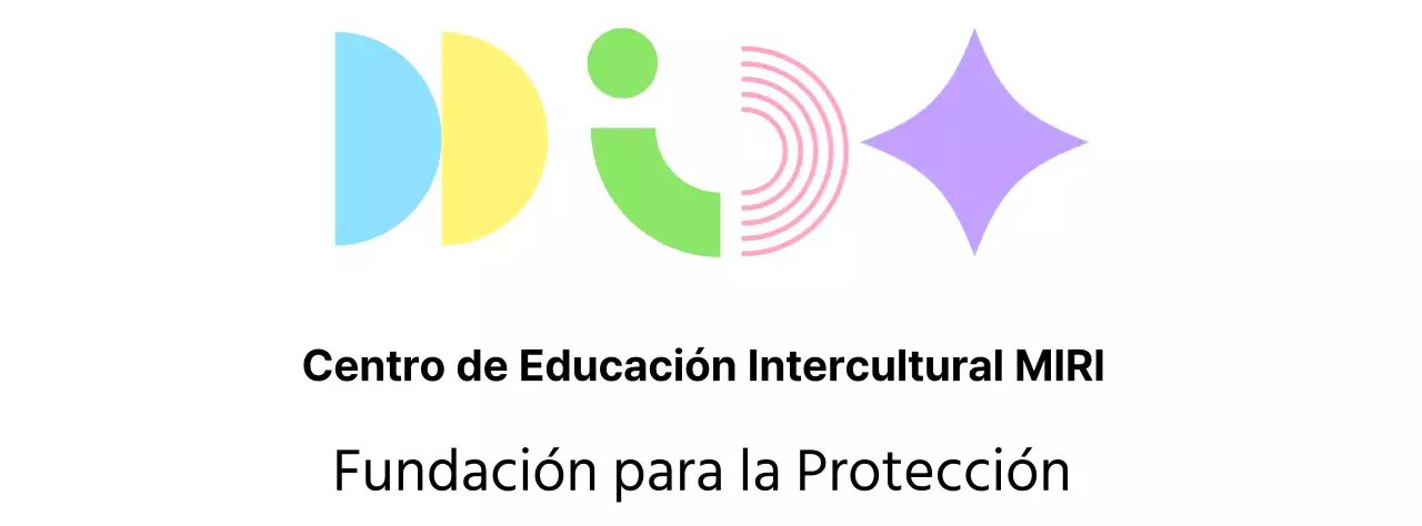 Logotipo del centro cultural en geometría