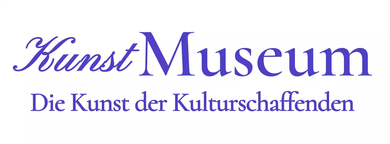 Museumslogo mit einem stilvollen kursiven Konzept
