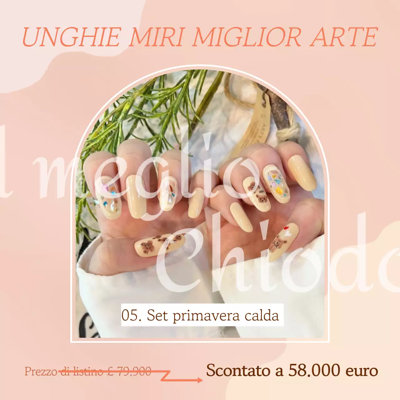 Promuovete le migliori unghie del mese con le tendenze arancio e beige