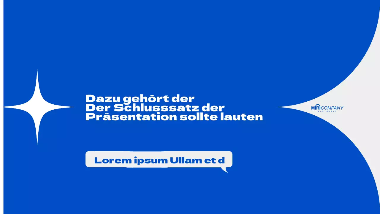 Moderne Geschäftsberichte in Blau