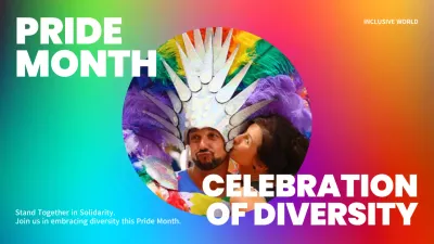 Rainbow Trendy Diversity Announcement YouTube Thumbnail