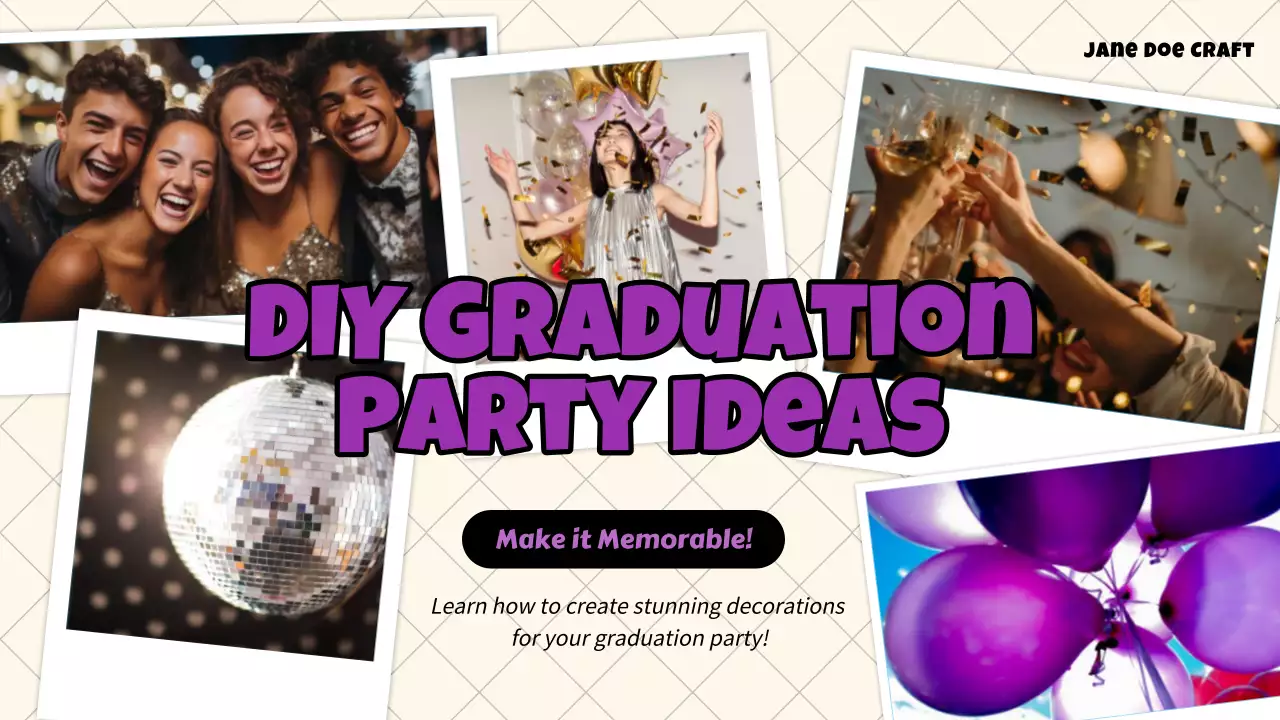 Purple Trendy Graduation Guide YouTube Thumbnail