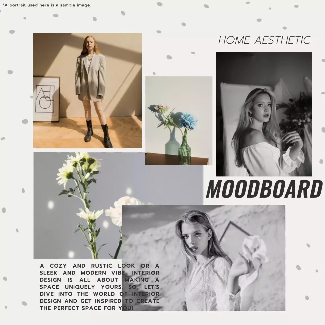 Beige Modern Interior Guide Social Media Post