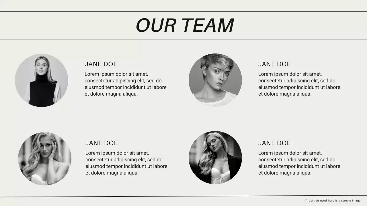 블랙 앤 화이트 모던 패션 브랜드 가이드 소개