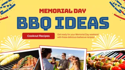 Yellow Retro Bbq Recipes Guide YouTube Thumbnail