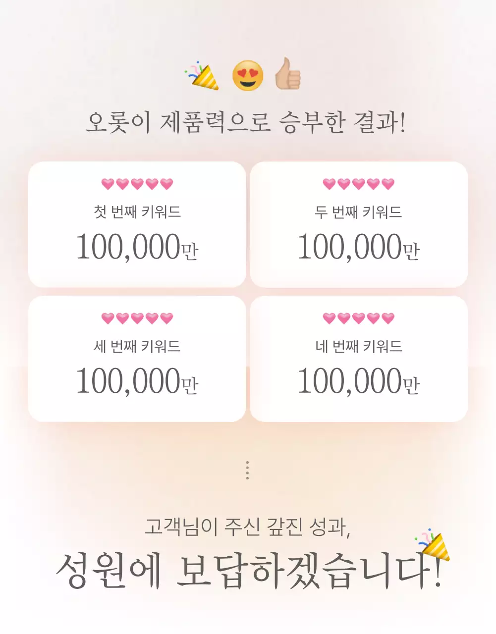 흰색과 회색의 심플한 스타일의 이모지로 꾸며준 패션 쇼핑몰에 필요한 인트로 페이지 내지 광고