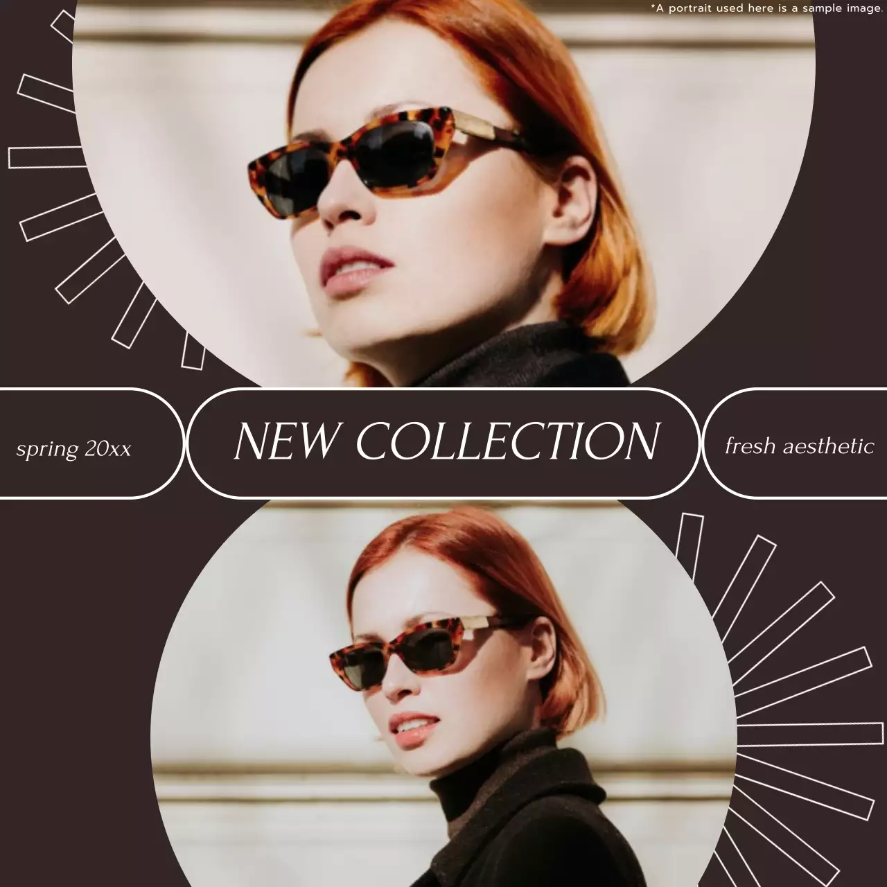 Brown Trendy Fashion Promotion Instagram Post