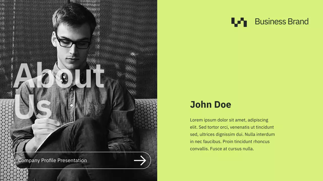 Blue Modern Company Profile Presentation