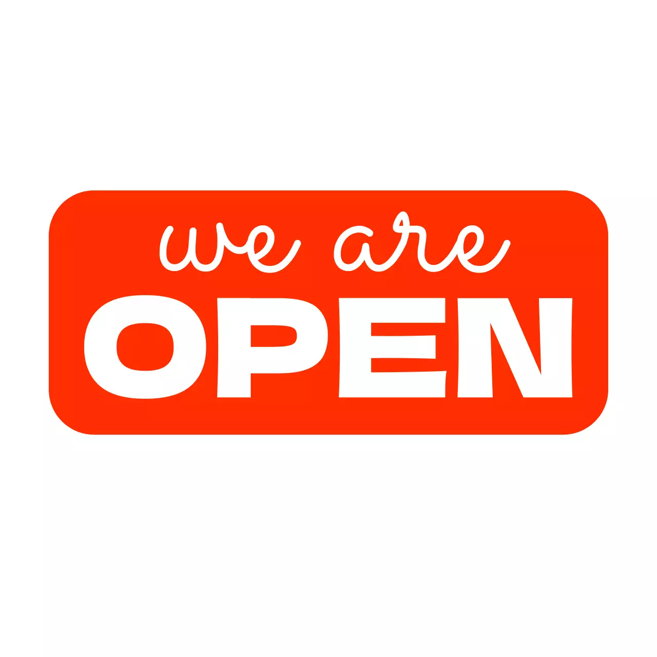 빨강 영어 영업중