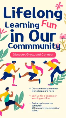 Beige Modern Community Event Promotion Instagram Post