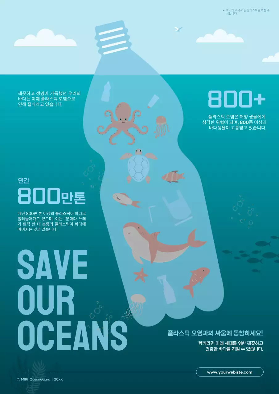 파란색의 바다 지키기 캠페인