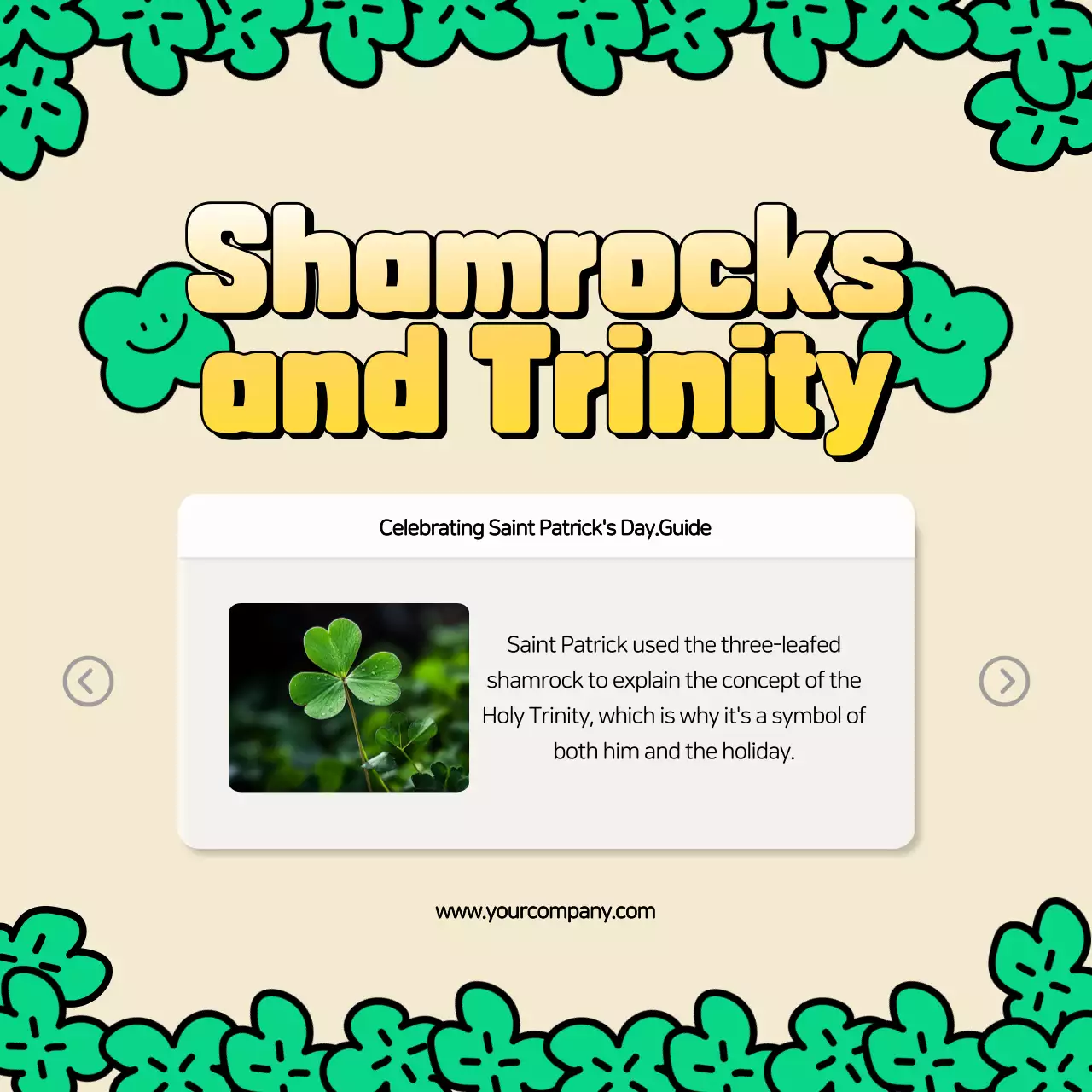 Green Retro Holiday Guide Social Media Post