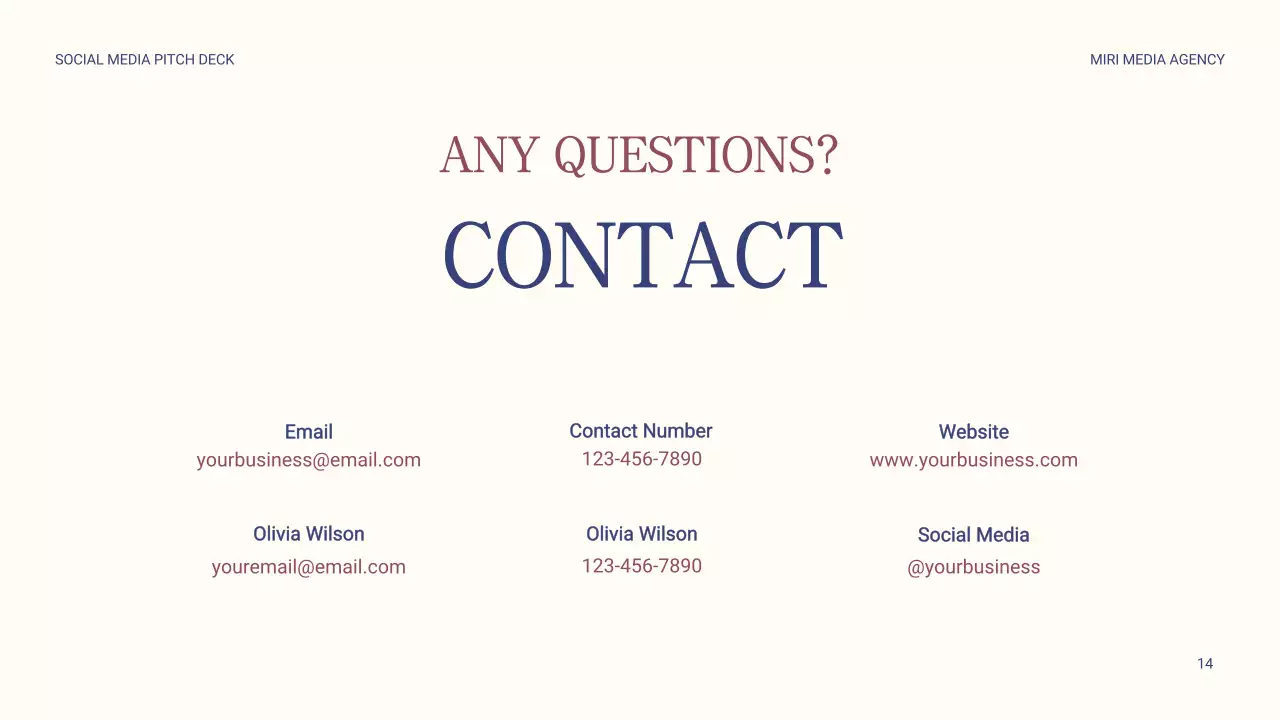 블루클린미디어 프로모션 프리젠테이션