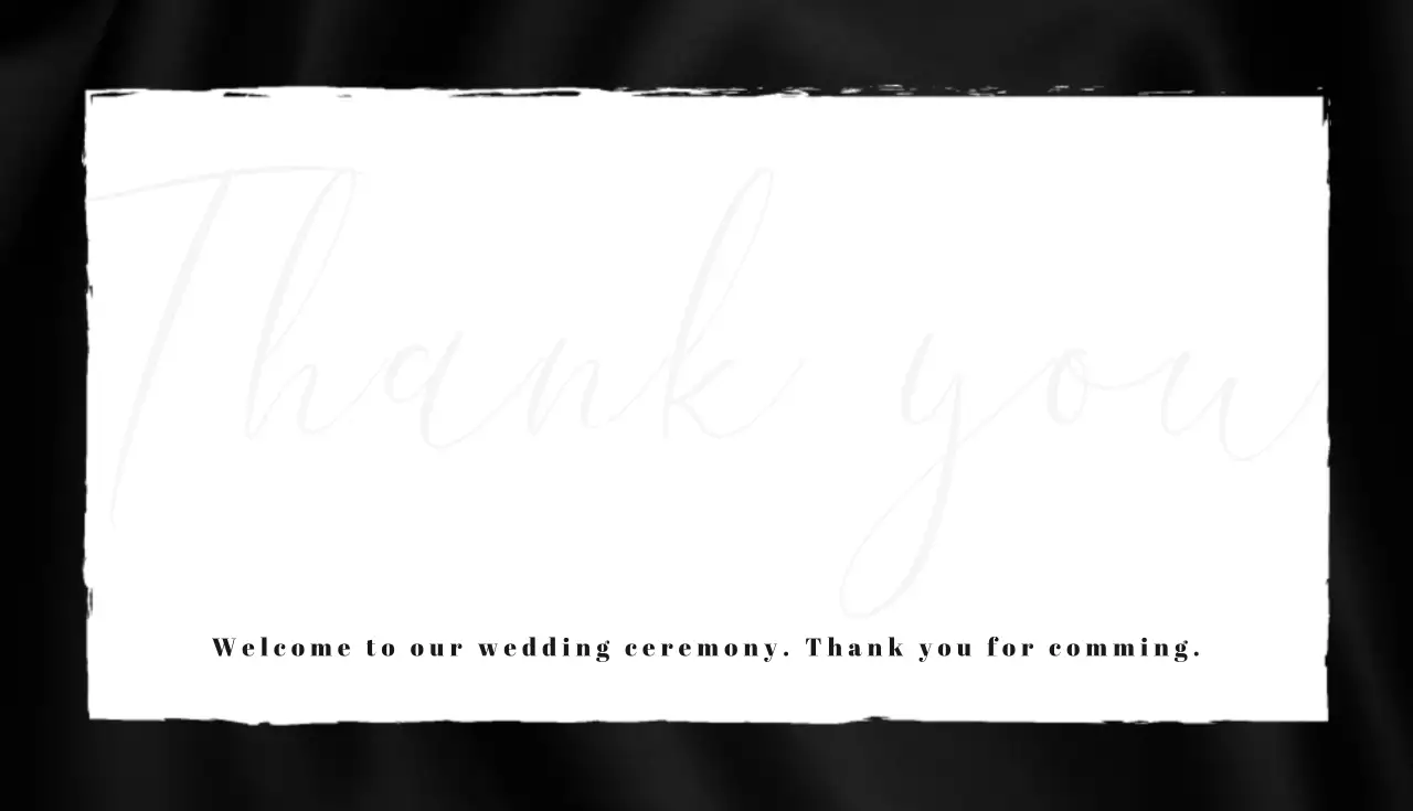 黒 上品 結婚式 招待状 名刺