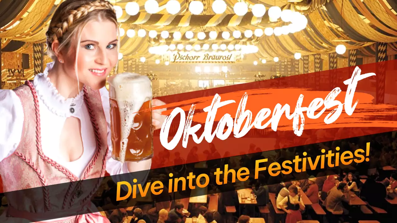 Orange Traditional Oktoberfest Promotion YouTube Thumbnail