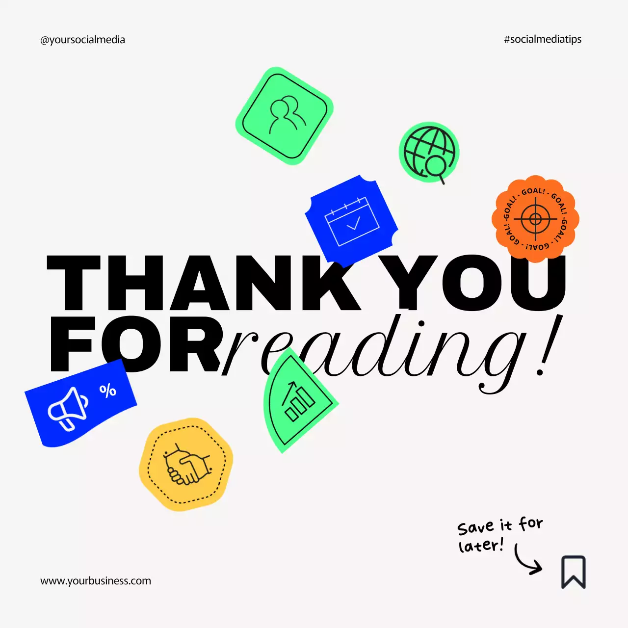 Black Modern Content Guide Social Media Post