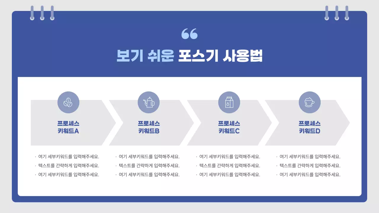 파랑의 심플한 교육 매뉴얼 안내서