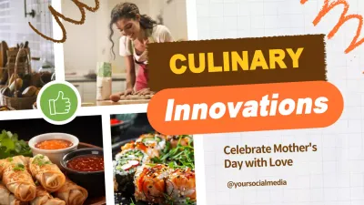 Orange Trendy Culinary Promotion YouTube Thumbnail