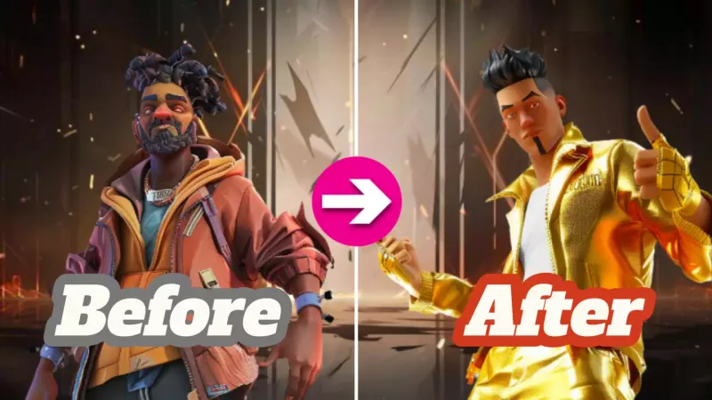 Gold Modern Transformation Advertisement YouTube Thumbnail