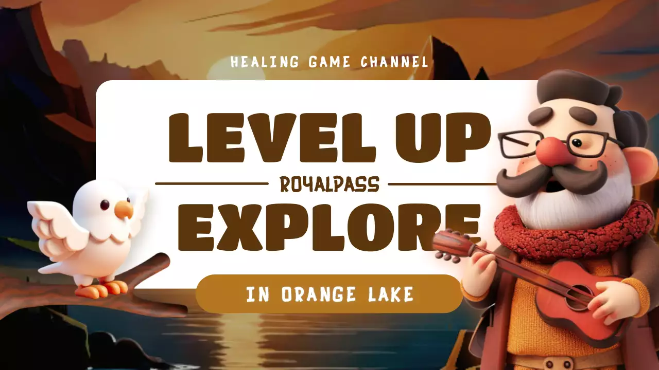 Orange Aesthetic Game Promotion YouTube Thumbnail