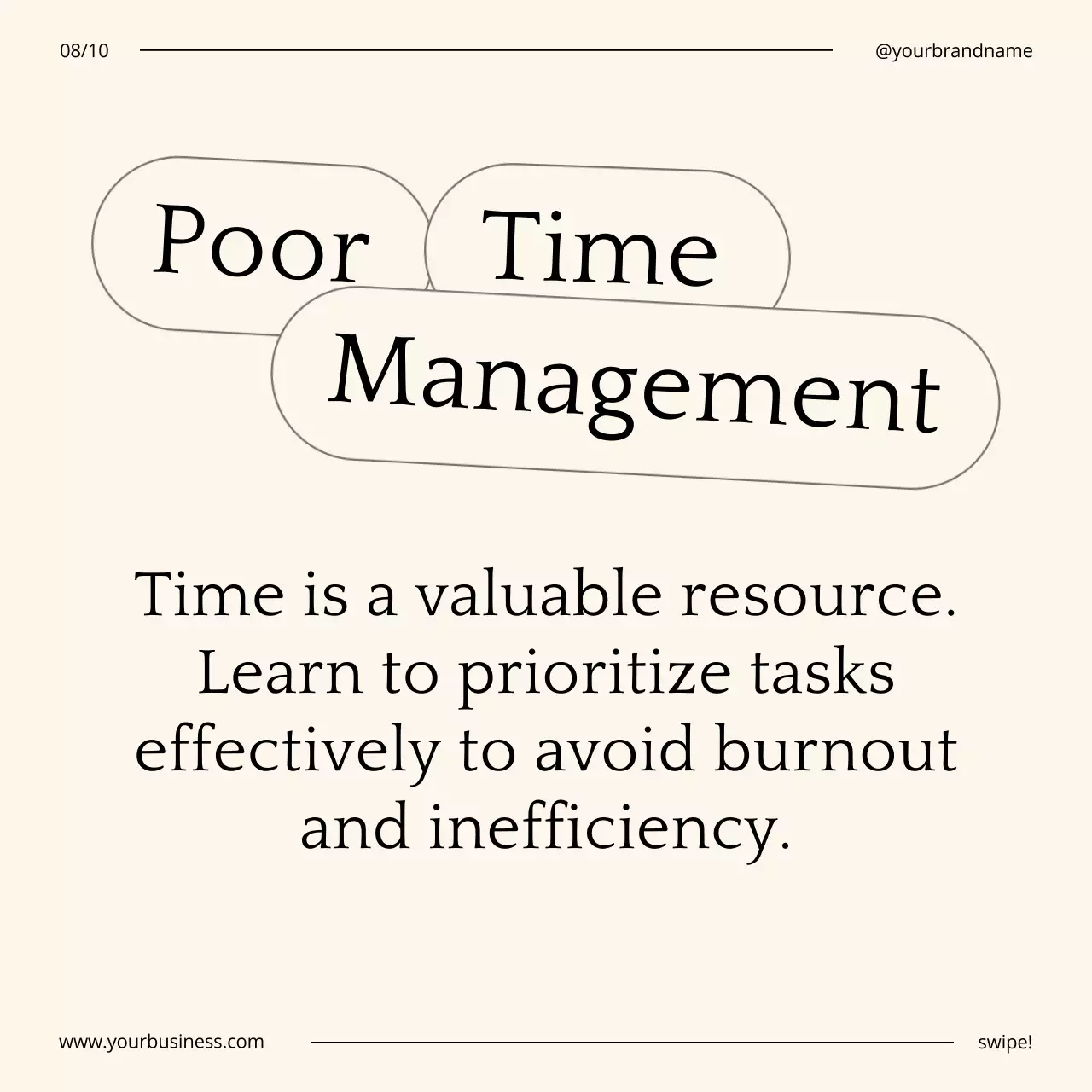 Beige Minimal Business Guide Social Media Post