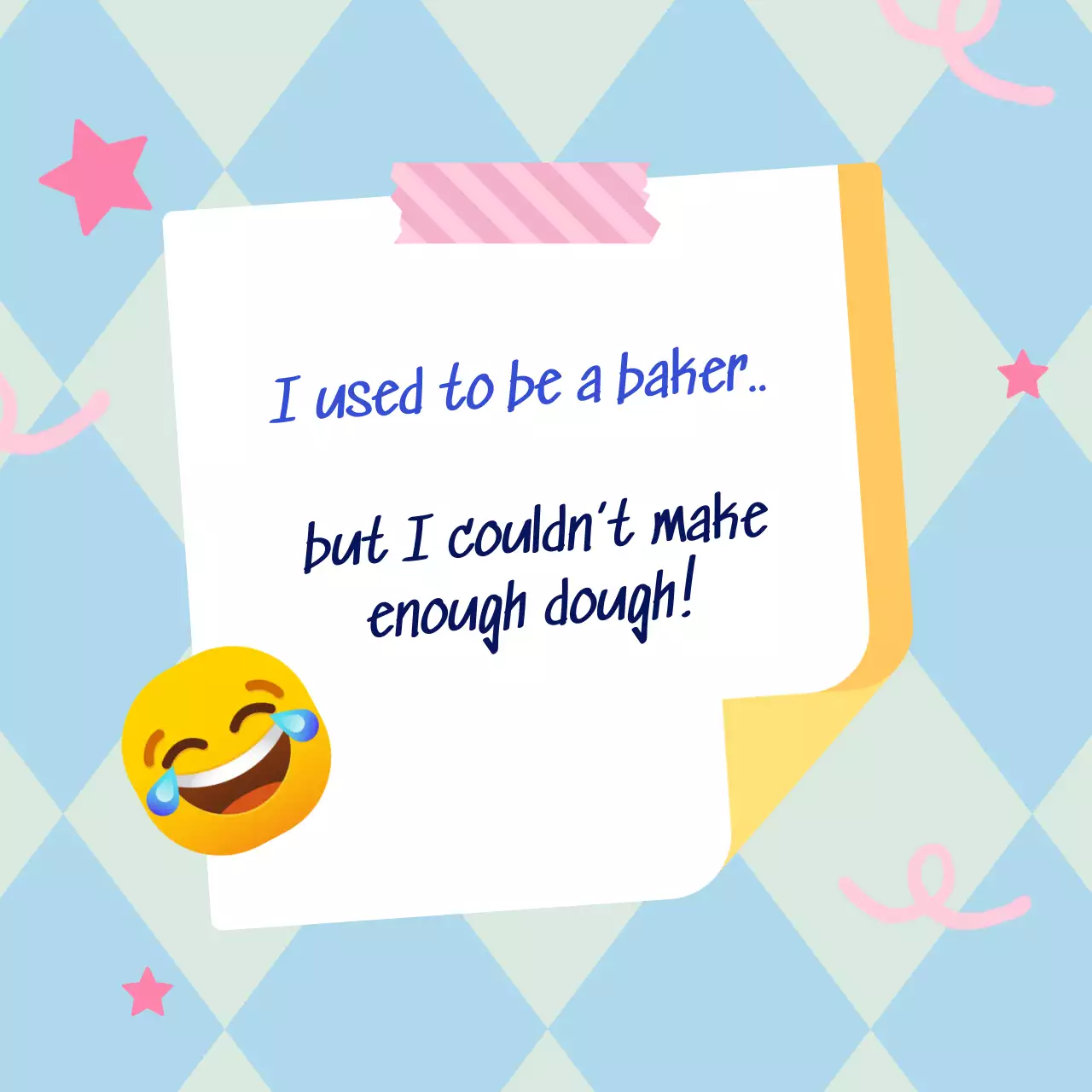 Blue Joke April Fools' Promotion Social Media Post