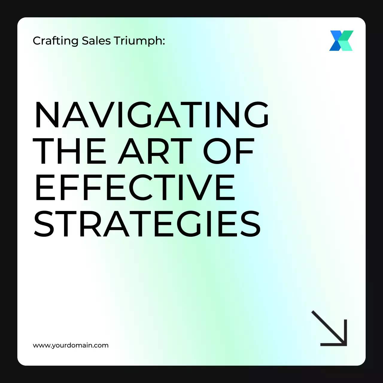 Mint Modern Sales Guide Social Media Post