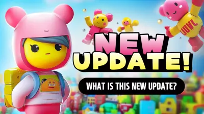 Pink Trendy Toy Update Announcement YouTube Thumbnail