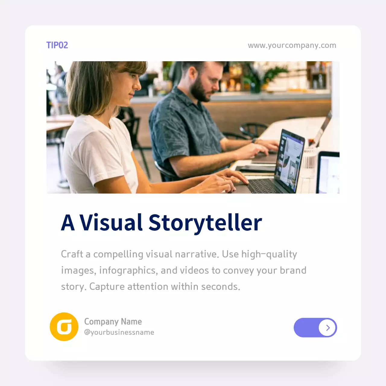 White Modern Marketing Guide Social Media Post