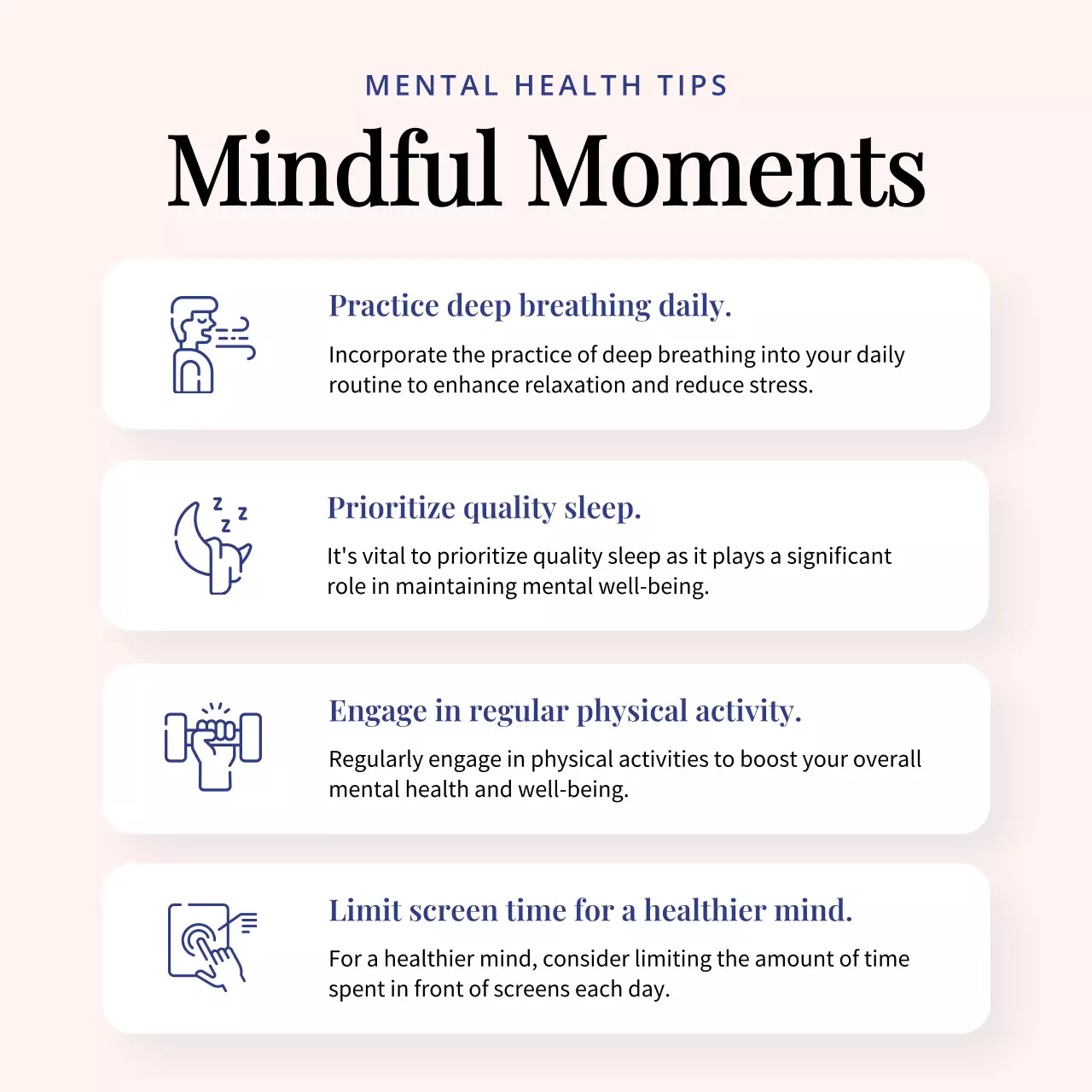 Beige Modern Mental Health Guide Social Media Post