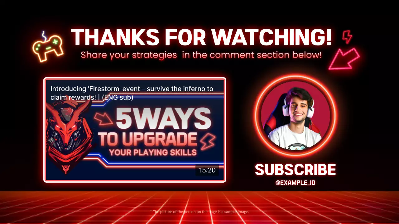 Red Cyber Gaming Guide YouTube Thumbnail